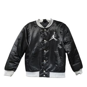 Nike Jordan Jumpman Satin Feel Big Kids Wings MA-1 Stadium Jacket Size Medium
